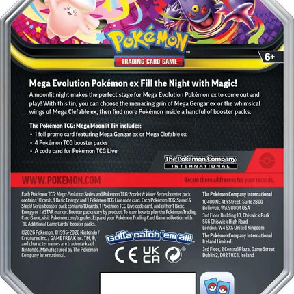 Mega Moonlit Tin (Mega Gengar EX)