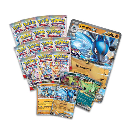 Prismatic Evolution Lucario EX & Tyranitar EX Premium Collection