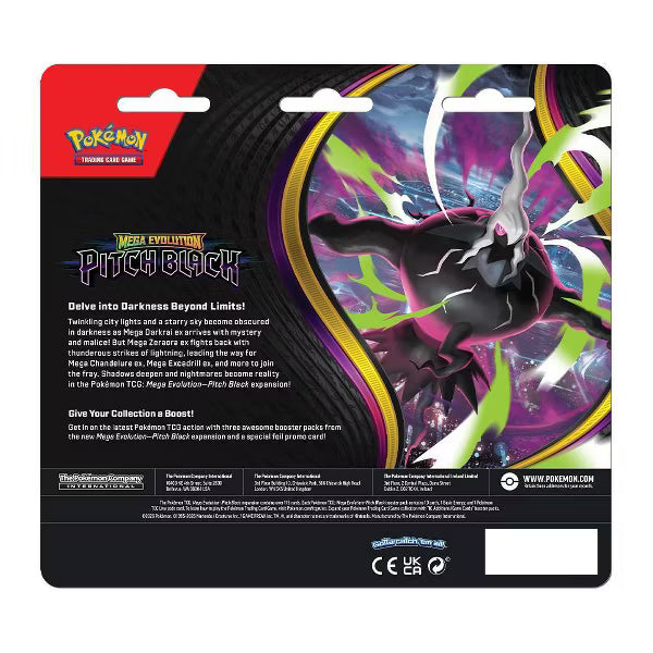 Pitch Black 3-Pack Blister (Random Art)