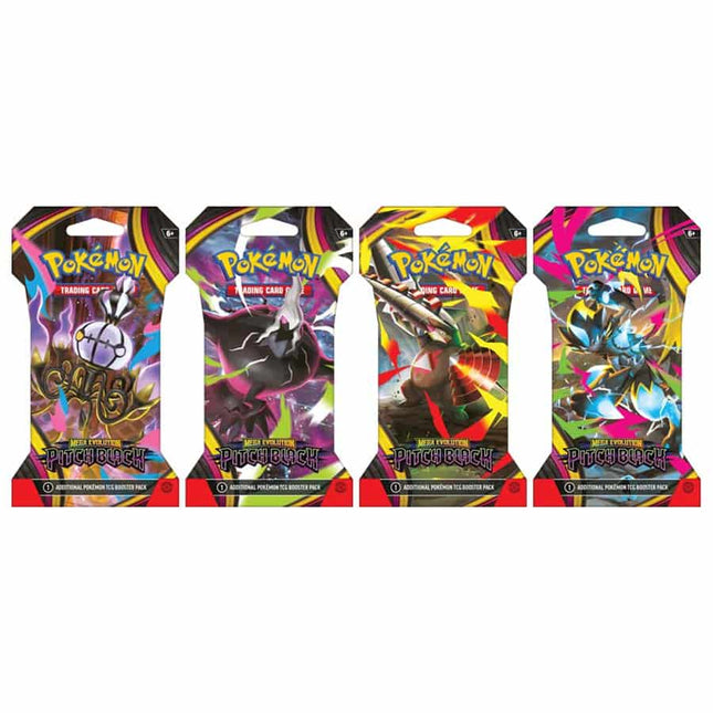 Pitch Black Sleeved Booster Pack (Random Art)