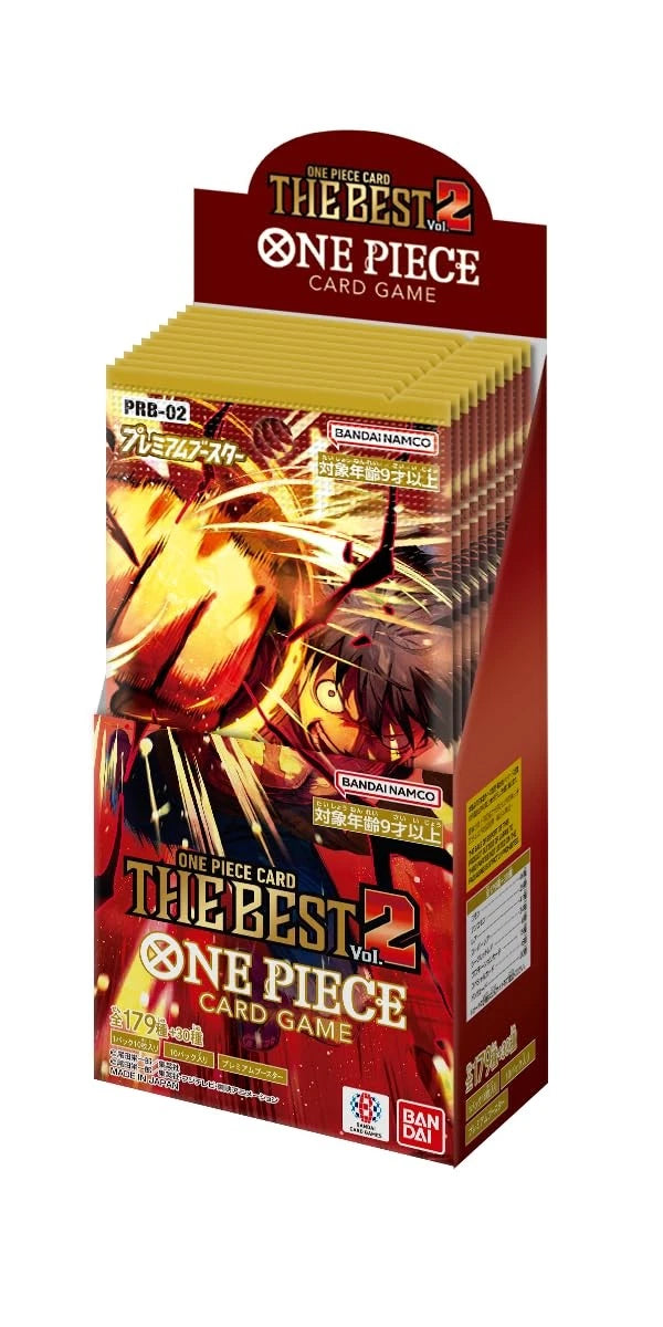 PRB-02 One Piece Card Game The Best Vol.2 Japanese Booster Box